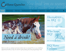 Tablet Screenshot of horsequencher.com